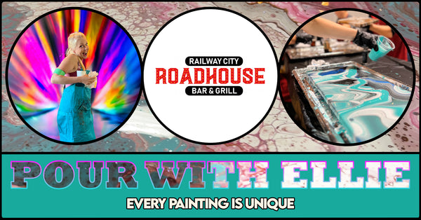 Pour with Ellie at Railway City Roadhouse!