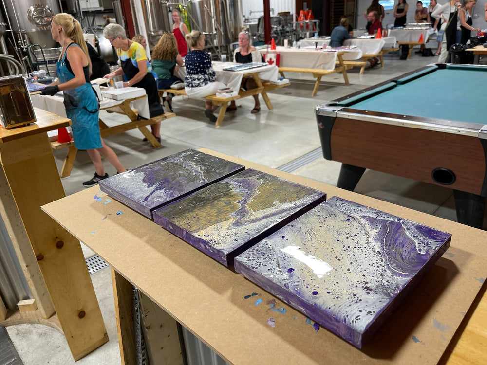 Pour Paint Workshop at Abe Erb Kitchener | Oct 17 @ 6:30PM