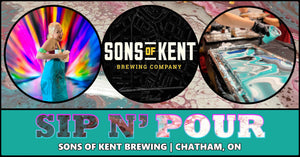 
            
                Load image into Gallery viewer, Sip N&amp;#39; Pour Workshop at Sons of Kent Brewing! | June 6 @ 6:30PM
            
        